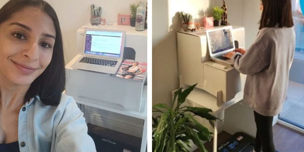 ‘I used an under-desk treadmill daily for two weeks’